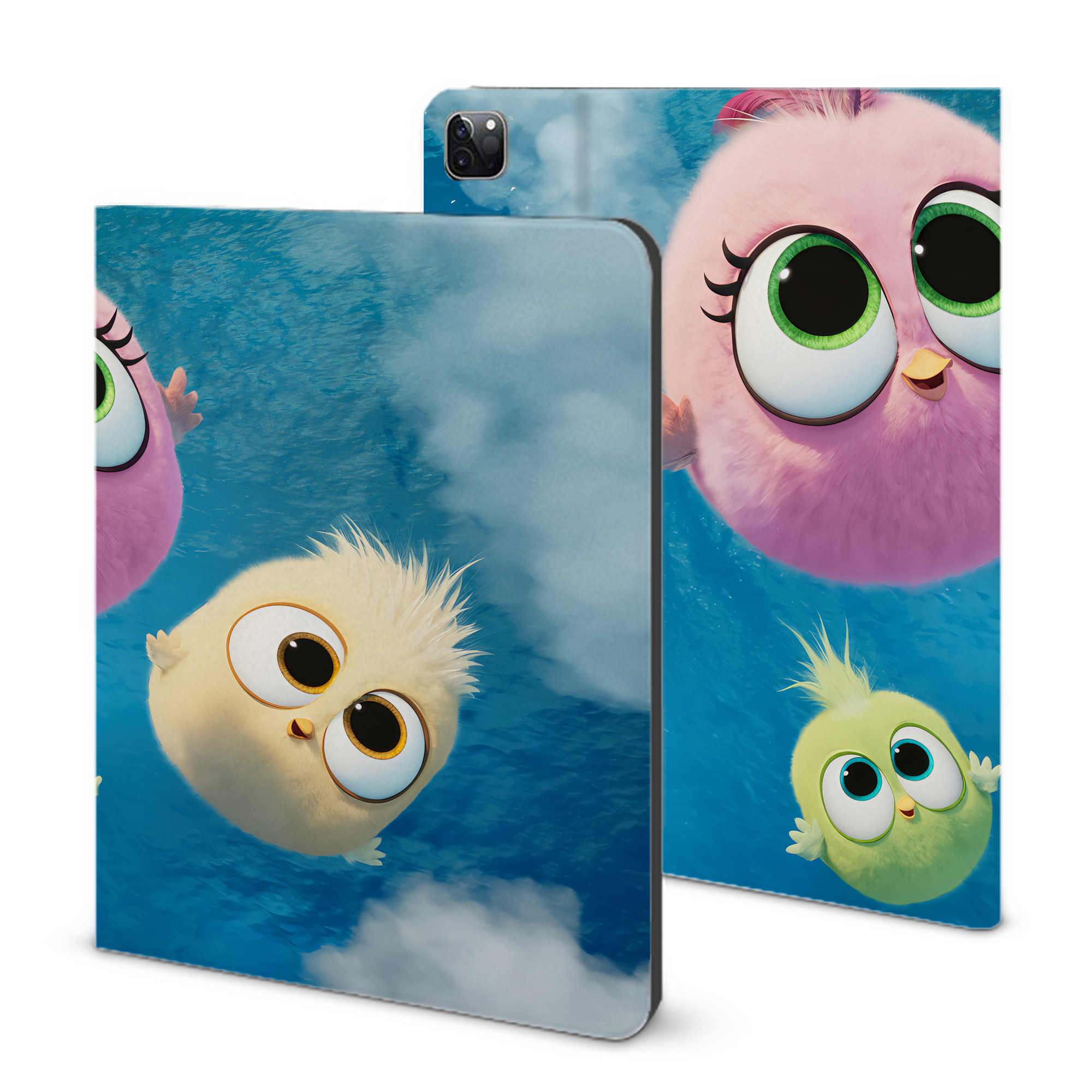 （画像用） Angry Birds アングリーバード IPad ケース ブック型 PUレザー TPU 耐衝撃 軽量 薄型 ペン収納なし 全面保護 IPad 各モデル対応